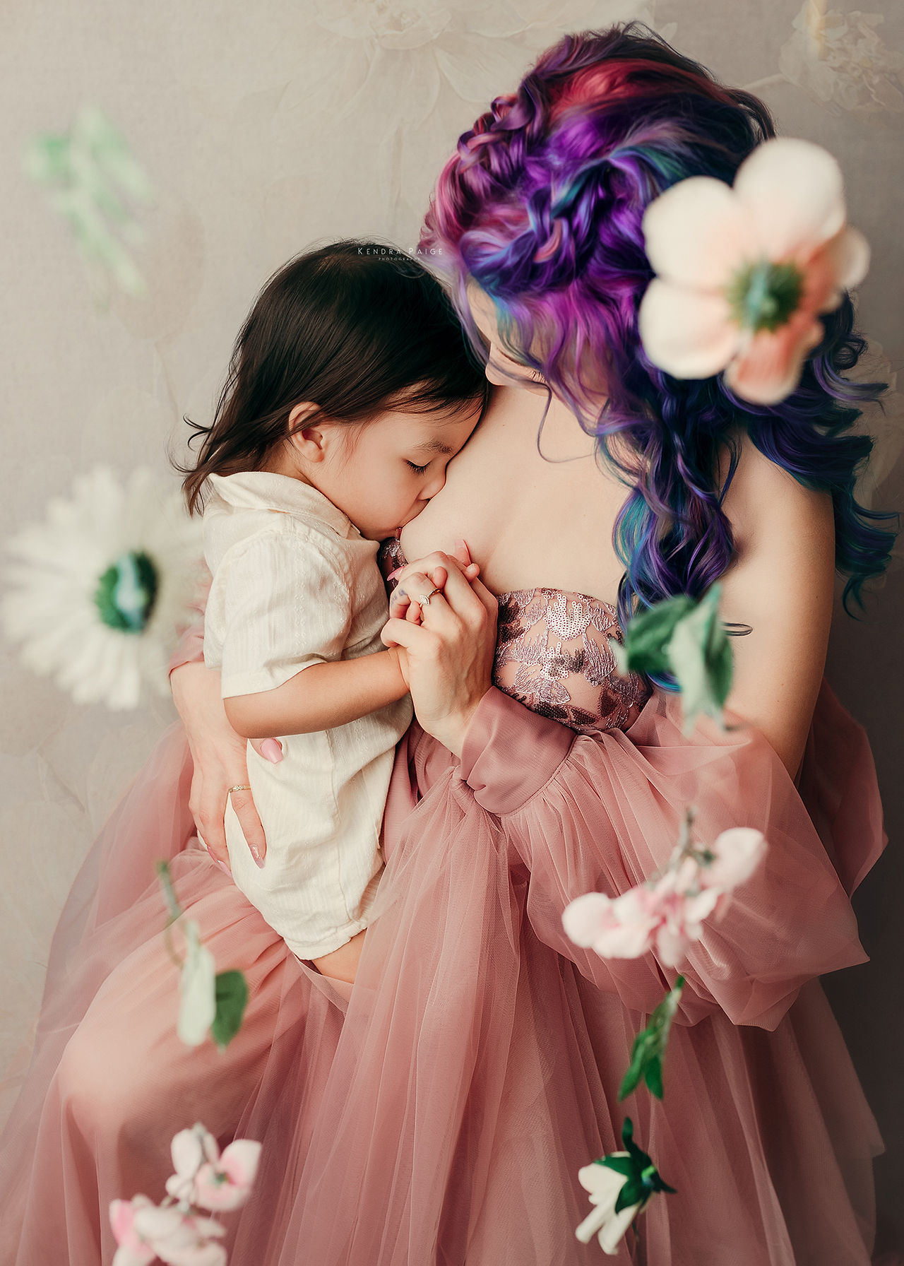 breastfeeding photo session in Calgary