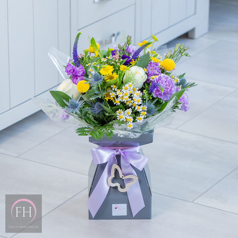 Hand tied bouquet of flowers 