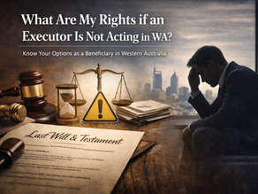 What are my rights if an executor is not acting in WA?