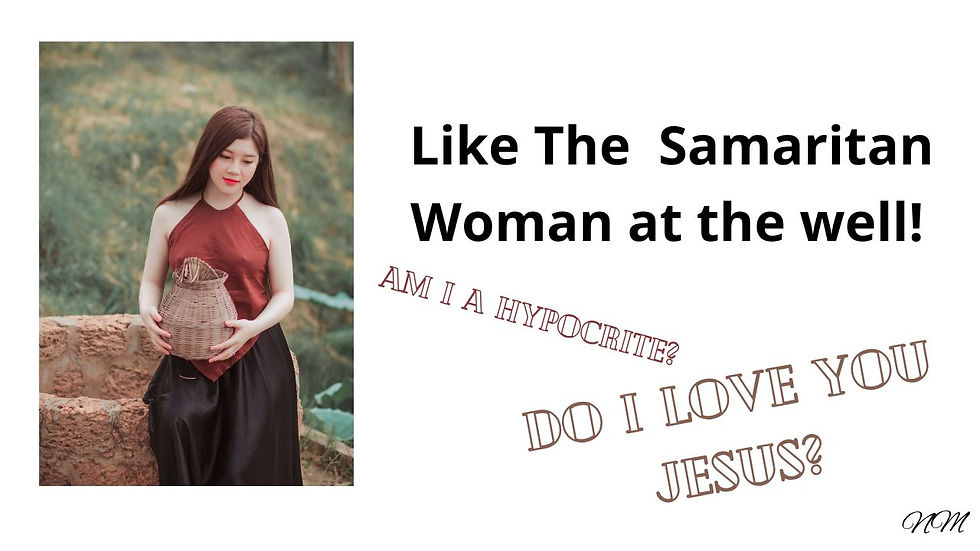 The Samaritan woman at the well