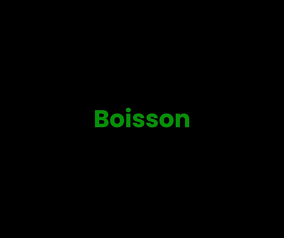 Boissons 🥤