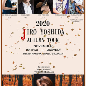 SOLD OUT 2020.11.25(水)岡山 JIRO YOSHIDA 2020 AUTUMN TOUR