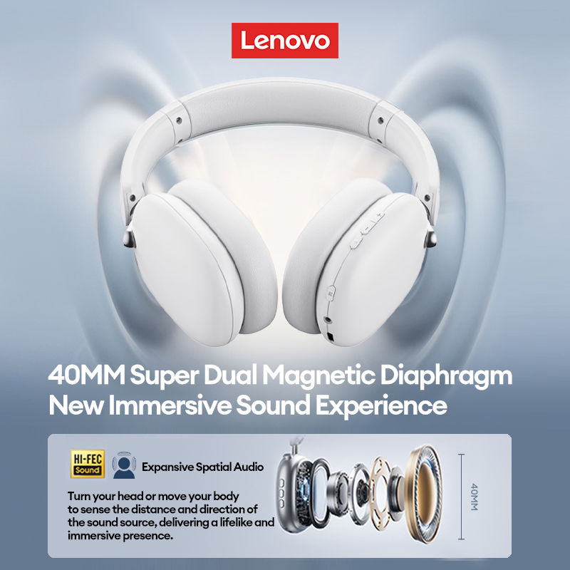 Miniaturbild: Lenovo TH60 Gaming Wireless Headphone Bluetooth 5.4 HIFI Stereo Earphones Ultra 