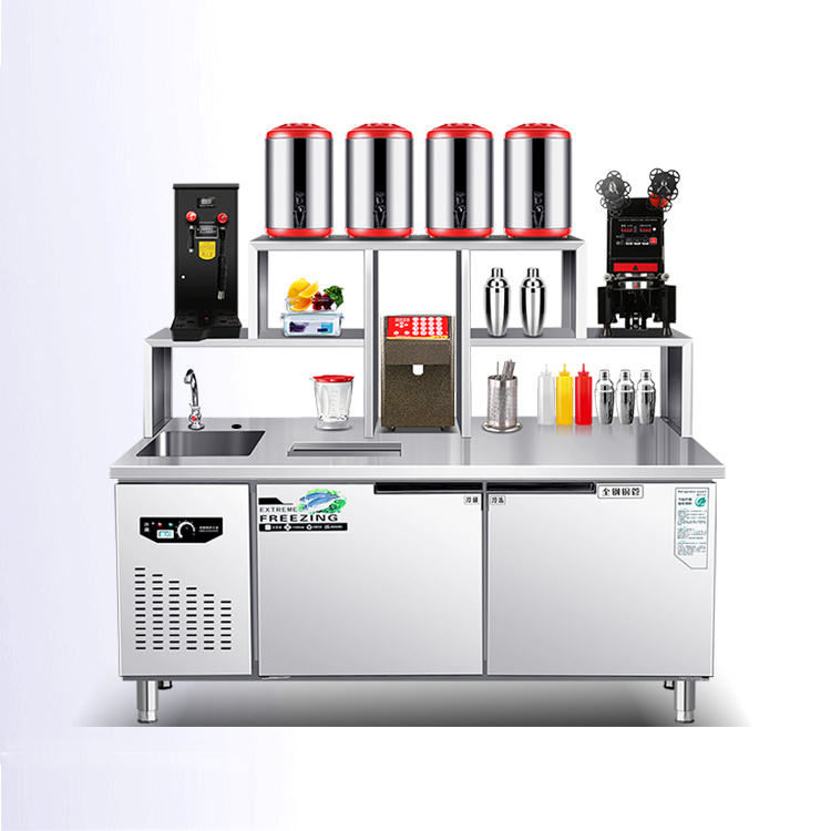 Thumbnail: Manufacturer Direct Sales CustoCommercial Automatic Bubble Tea Counter / Popping