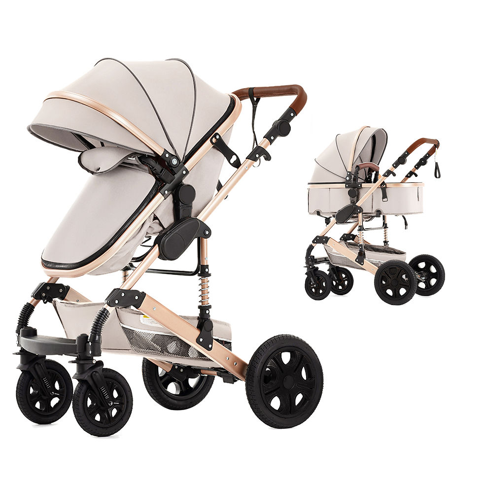 Miniatura: 3 in 1 Baby Stroller,Baby Travel System,Baby Carriage 3in1 with Isofix Base,Fold