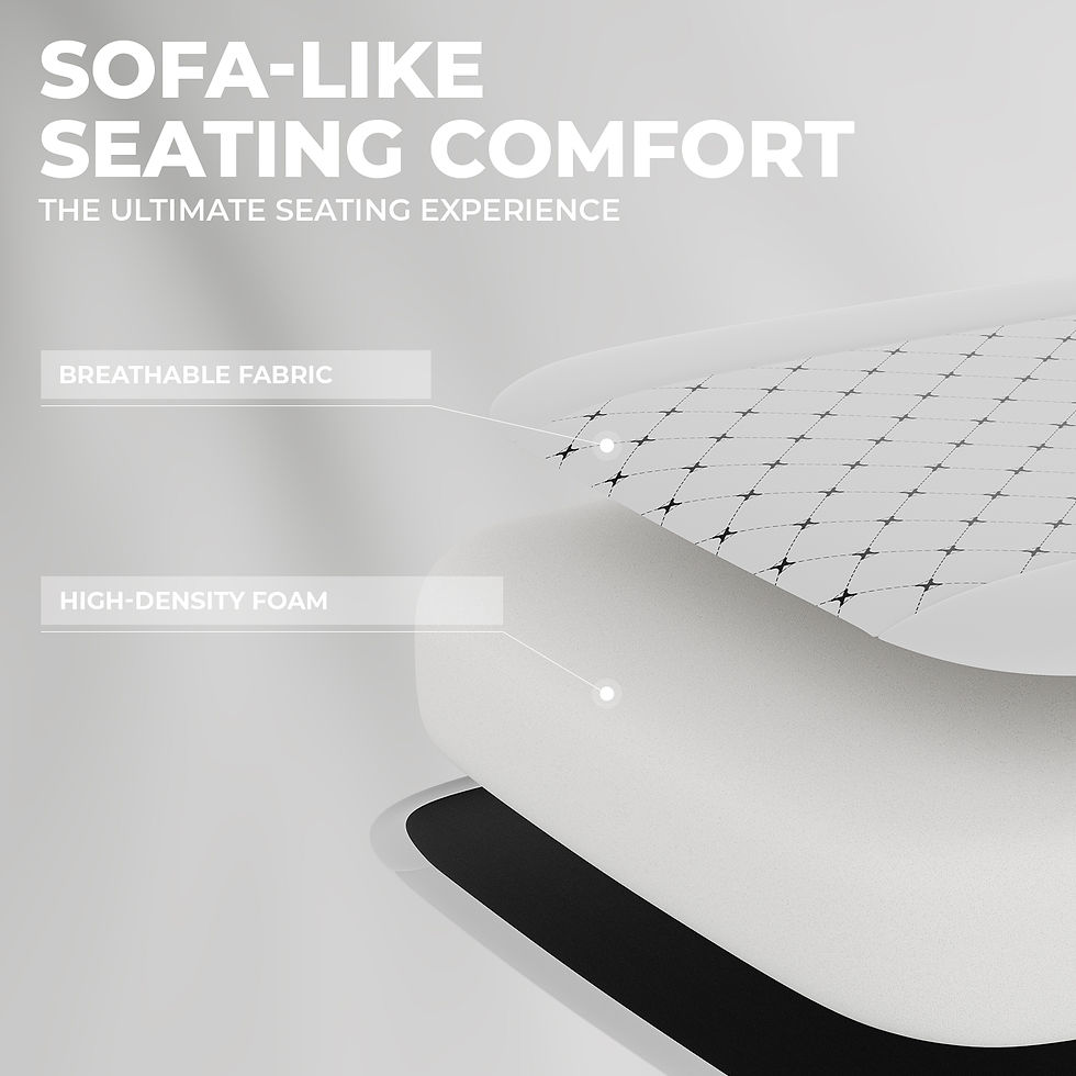Thumbnail: Gaming Chair with Footrest, Ergonomic Computer Chair with Headrest and Lumbar Su