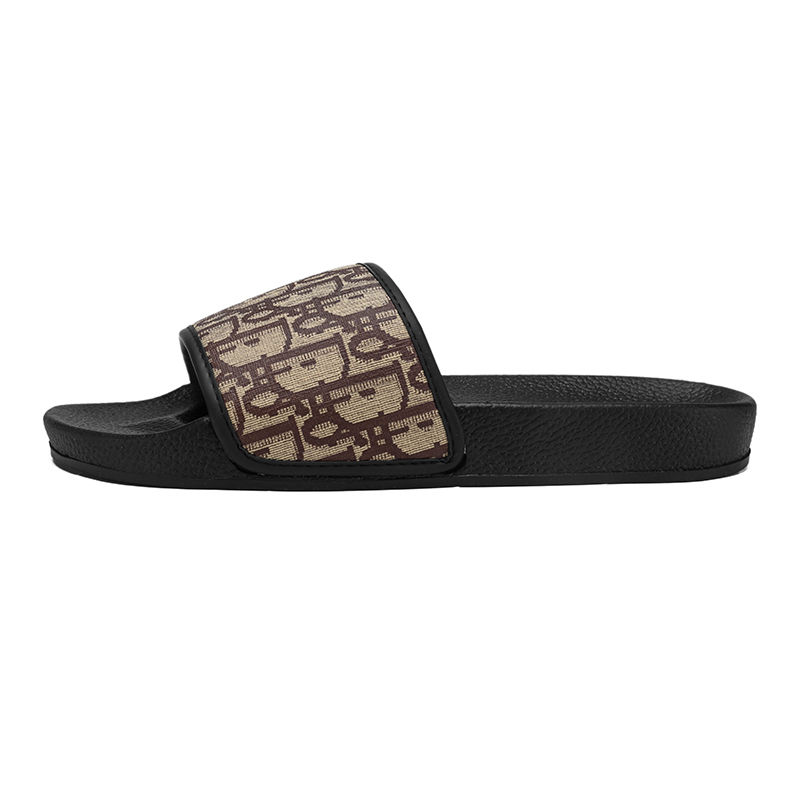 Miniaturbild: Men's Home Slippers Lightweight Summer New Style Flat and Worn Casual Retro Patt