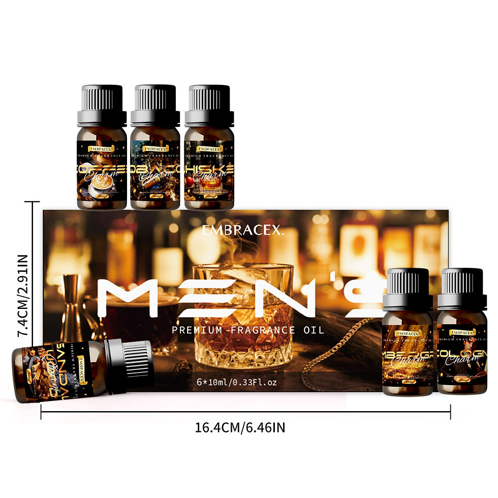 Thumbnail: 6PC/1Set Men's Essential Oils Perfume Essential Oils Gifts Box For Men For Humid