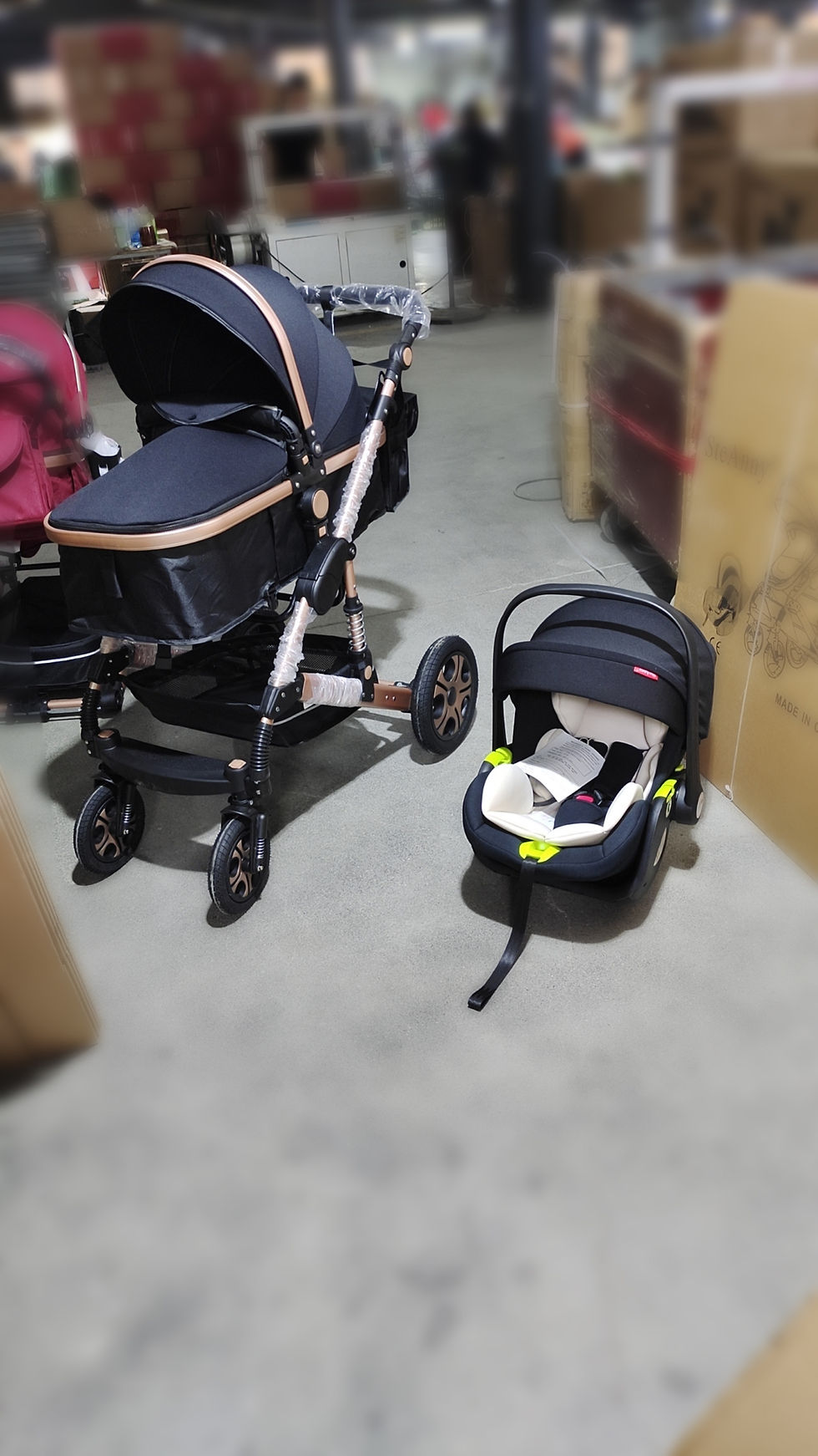 Miniatura: Infant Car Seat Combo Stroller Travel System for Newborn with Isofix Base,Baby C