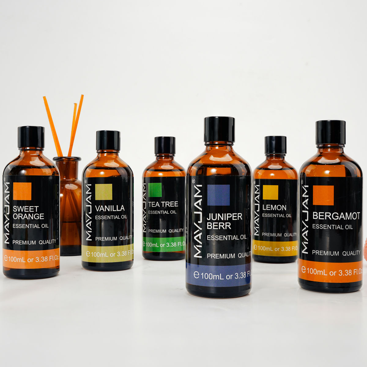 100ML 500ML Plant Essential Oils Aromatherapy Cedar Bergamot Lavender Oregano Fr