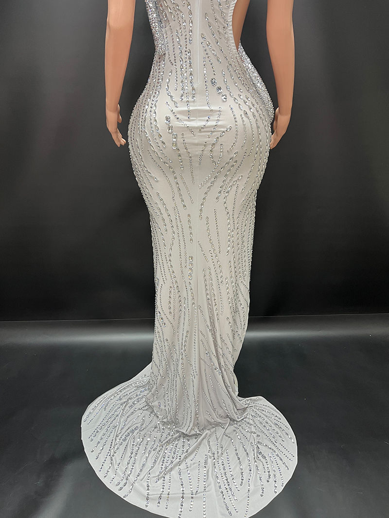 Thumbnail: Novance Y3677-C Elegant Evening Dress Woman 2024 Guest Wedding Dress With Slit L