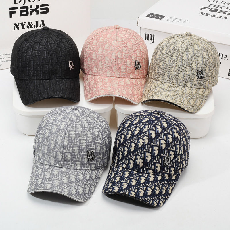 Miniaturbild: Versatile Korean Style Full Letter Baseball Cap Unisex Trendy Duckbill Casual Re
