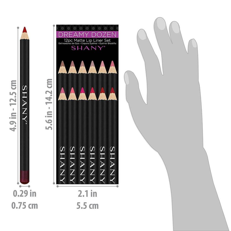Thumbnail: Dreamy Dozen Matte Lip Liner Set - 12 pc