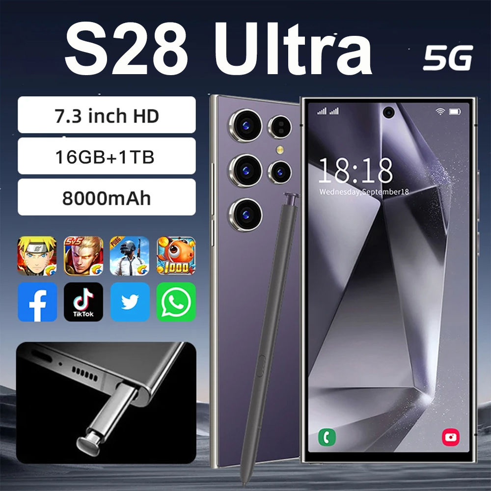 NEW 2026 HOT High Quality Silicone Case For S28 Ultra 7.3 Inch Smartphone Shockp