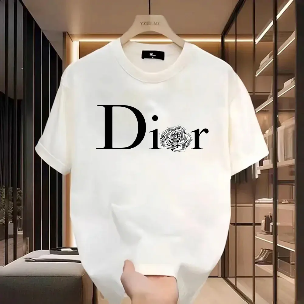 Trendy Casual T-Shirt Harajuku Y2K Designer Women Luxury T-Shirt Women Retro Tre