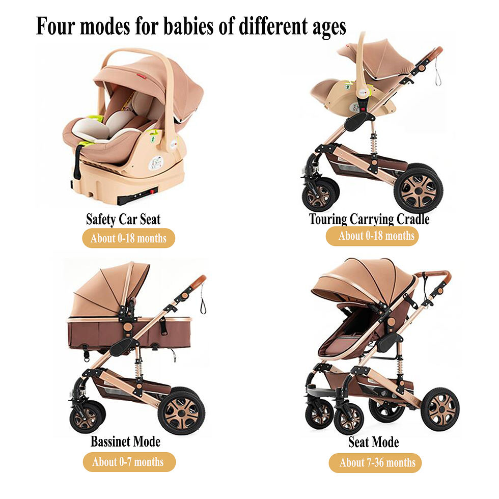 Miniatura: Infant Car Seat Combo Stroller Travel System for Newborn with Isofix Base,Baby C