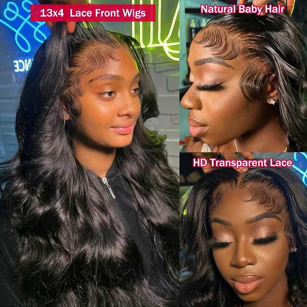 Miniatura: 40 42 Inch Body Wave Human Hair Wigs 13x4 13X6 HD Lace Frontal Wig Human Hair Re