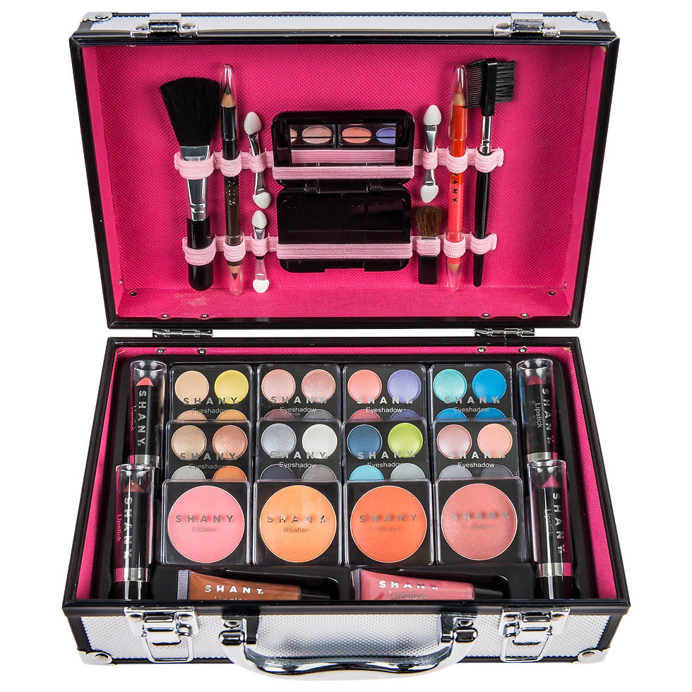 Thumbnail: Carry All Makeup Train Case - Makeup Set