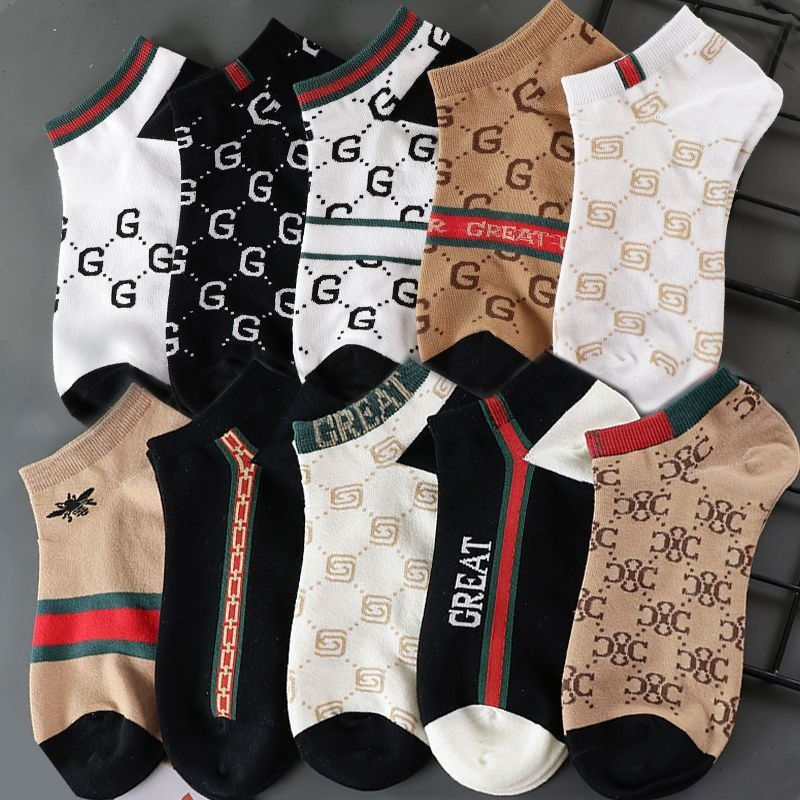 Thumbnail: 10 pairs of socks men's summer socks ins tide versatile high-value korean versio