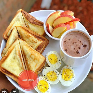 Bread And Egg Breakfast