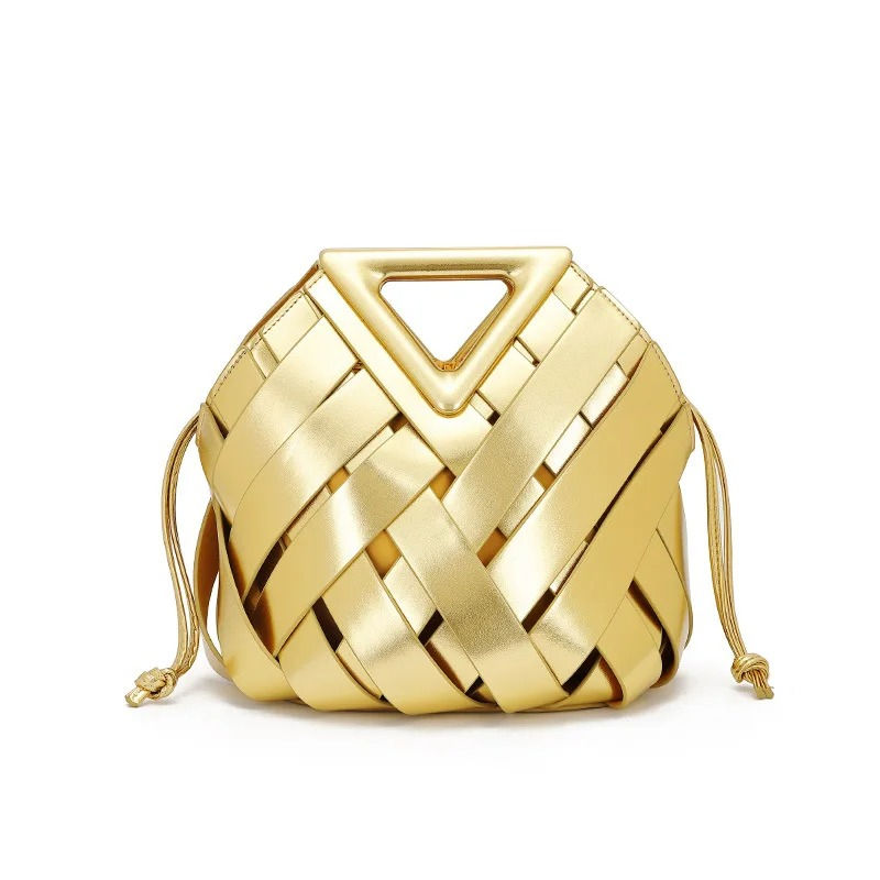 Miniatura: Trendy Vegan Leather Woven Tote Bag for Women Top Handle Purses and Handbags Fas