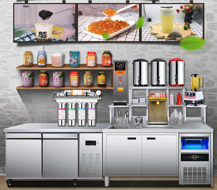 Thumbnail: Manufacturer Direct Sales CustoCommercial Automatic Bubble Tea Counter / Popping