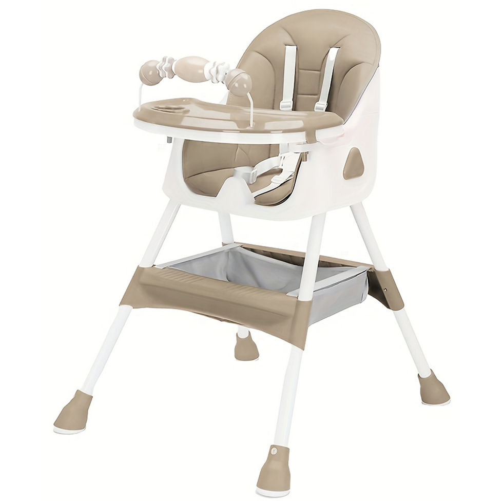 Miniatura: Foldable Baby High Chair 6 Months Plus, with Large Antislip Pad & ToyRack, Easy 