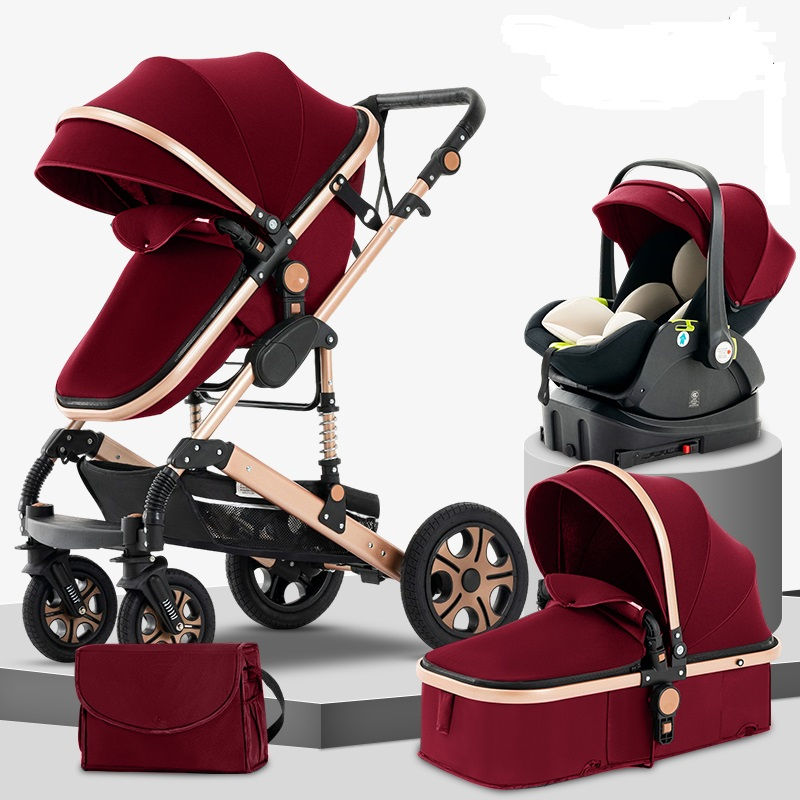 Miniatura: Infant Car Seat Combo Stroller Travel System for Newborn with Isofix Base,Baby C