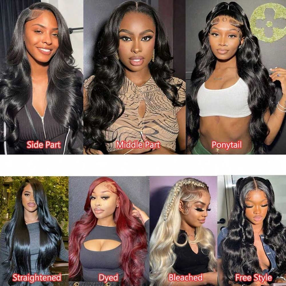 Miniatura: 40 42 Inch Body Wave Human Hair Wigs 13x4 13X6 HD Lace Frontal Wig Human Hair Re