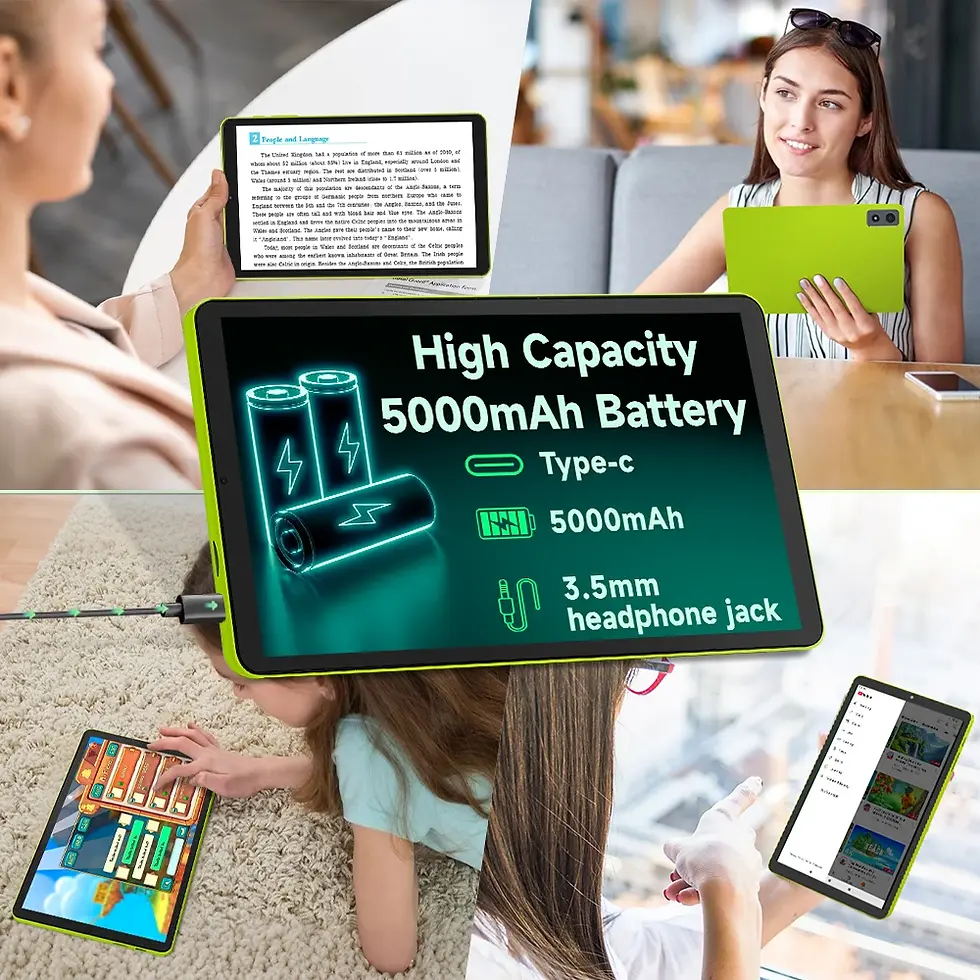 Miniaturbild: 8.68Inch 2025 Android 15 Tablets Quad-core, 8GB RAM+64GB Storage 1TB Expand, 2MP