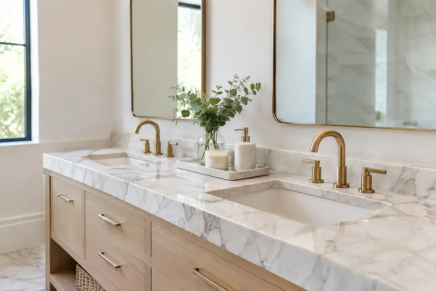 Marble Vanity Ideas for a Bathroom That Lasts