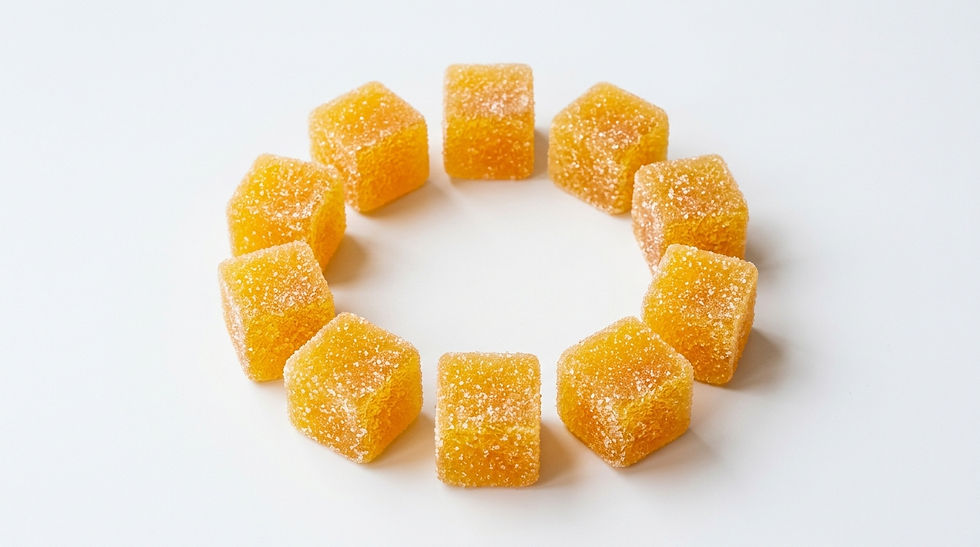 Thumbnail: Blue Raspberry, Orange Citrus, Pineapple-Mango, Raspberry | 10mg D9, 25mg CBG