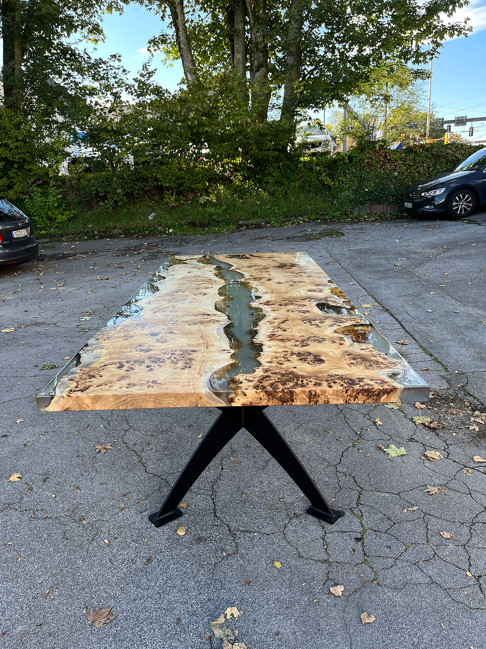 Miniaturbild: PAPPELMASER EPOXIDHARZ TISCHPLATTE 250X110cm