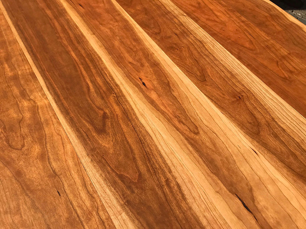 Miniaturbild: USA KIRSCHBAUM TISCHPLATTE MASSIVHOLZ