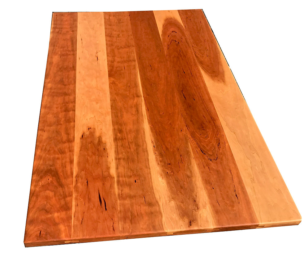 Miniaturbild: USA KIRSCHBAUM TISCHPLATTE MASSIVHOLZ