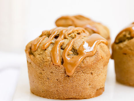 Muffins Vegan de Banana e Manteiga de Amendoim
