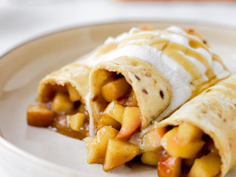 Enchiladas de Tarte de Maçã com Caramelo