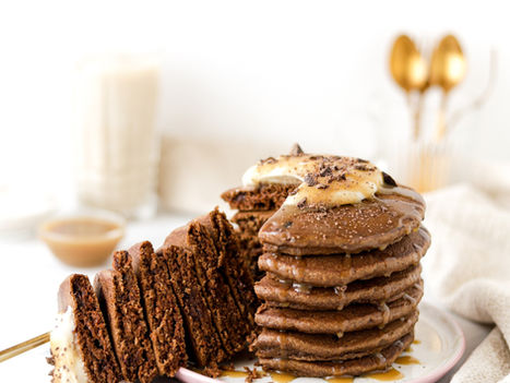 Panquecas Vegan de Espelta e Chocolate