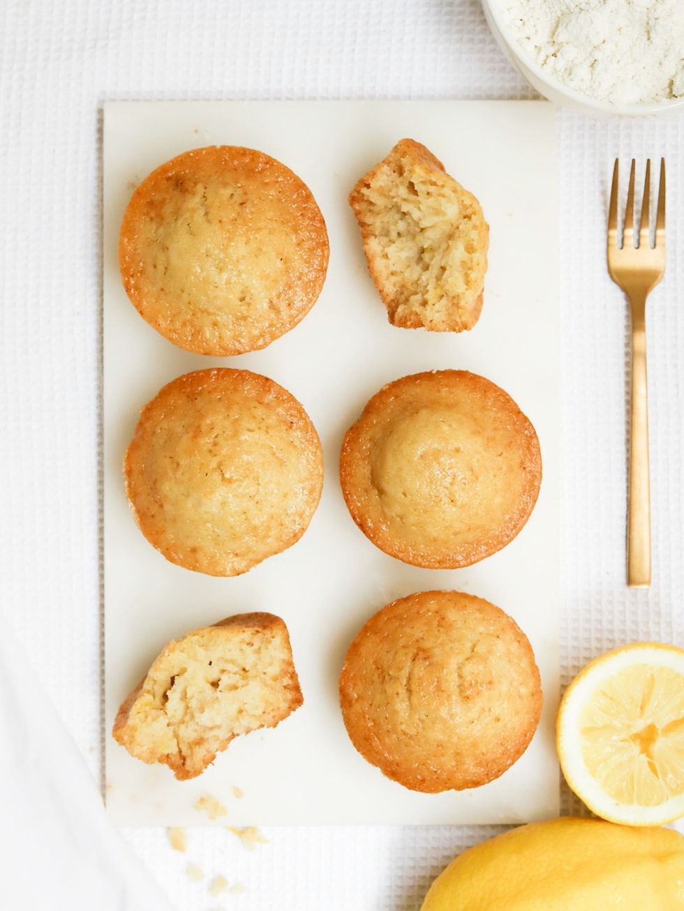 Muffins Vegan de Limão