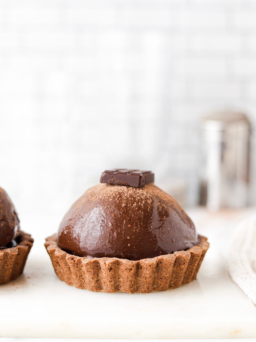 Tarte de Chocolate Vegan com Mousse de Baileys