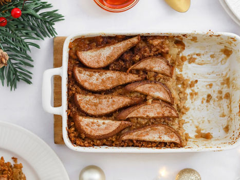 Papas de Aveia no Forno com Pera
