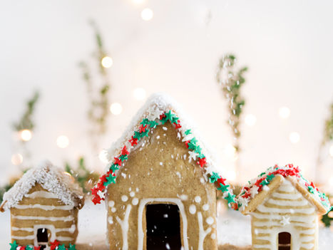 Vegan Gingerbread Houses - Casinhas de Bolachas de Gengibre Vegan