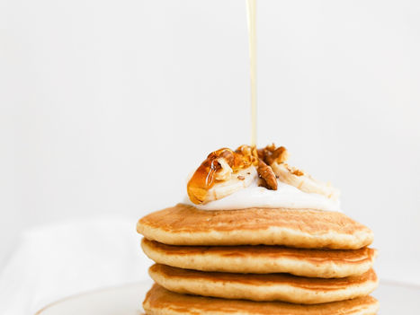 Panquecas Vegan de Iogurte