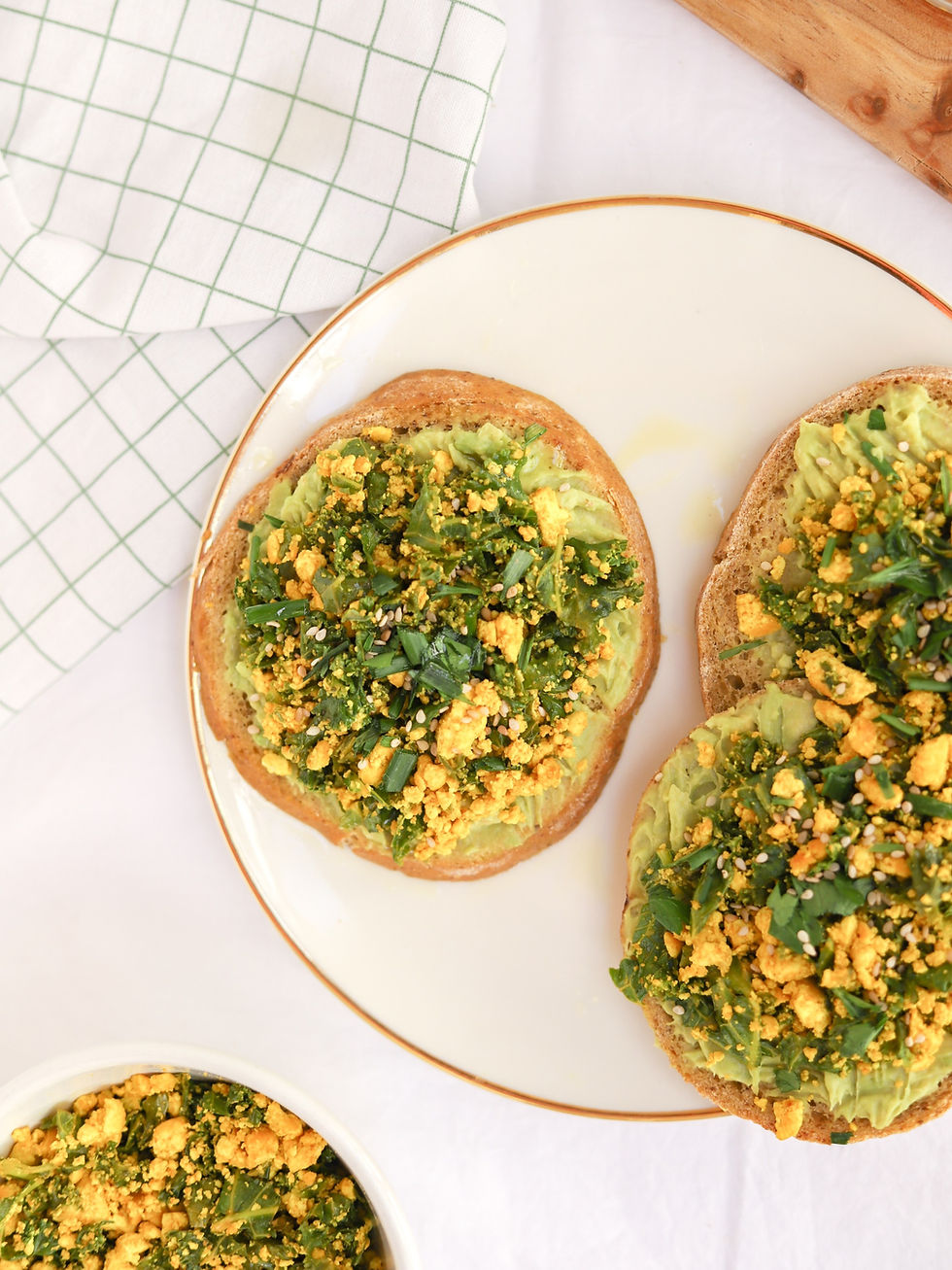 Tofu Mexido com Kale
