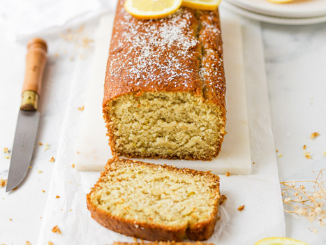Bolo Vegan de Limão e Coco