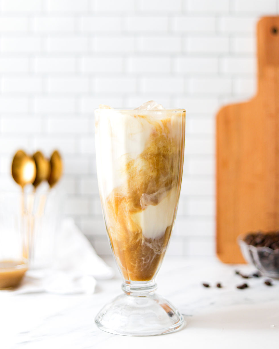Iced Latte de Caramelo Vegan