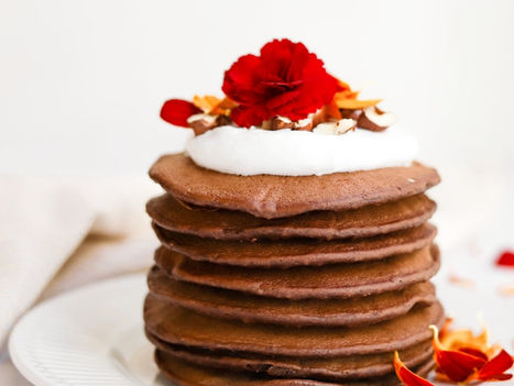 Panquecas Vegan de Chocolate e Banana
