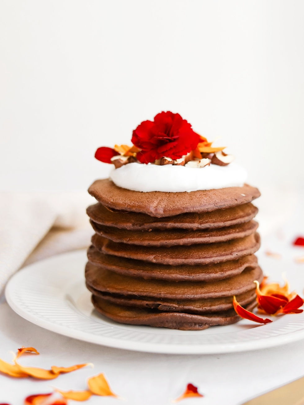 Panquecas Vegan de Chocolate e Banana