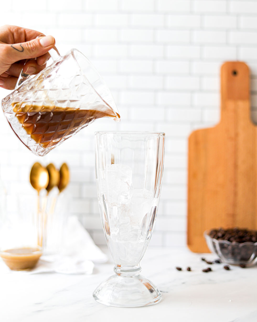 Iced Latte de Caramelo Vegan