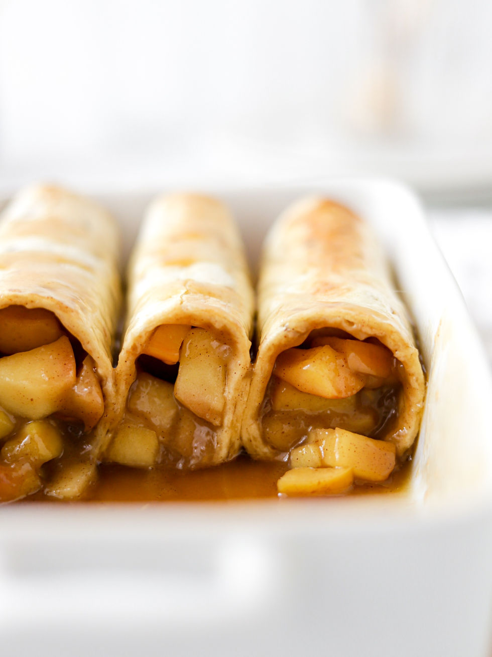 Enchiladas de Tarte de Maçã com Caramelo